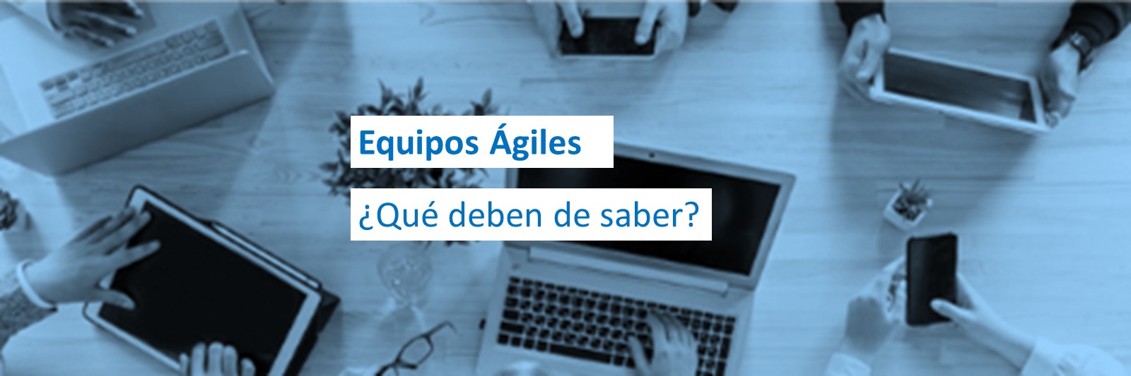 Los equipos ágiles, ¿Qué deben de saber?