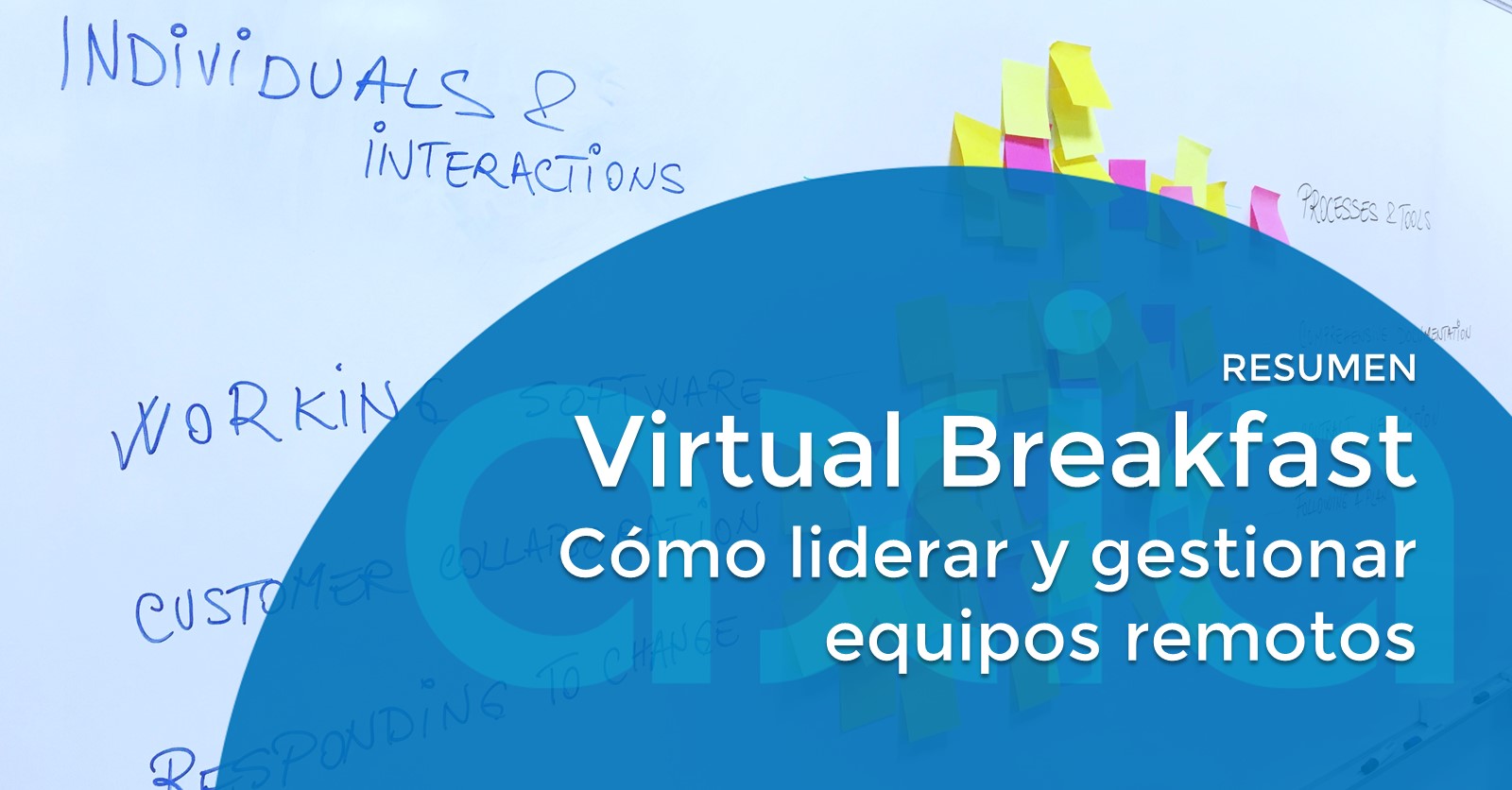Resumen del “Virtual Breakfast AXIA – Cómo liderar y gestionar equipos remotos en marco Agile”